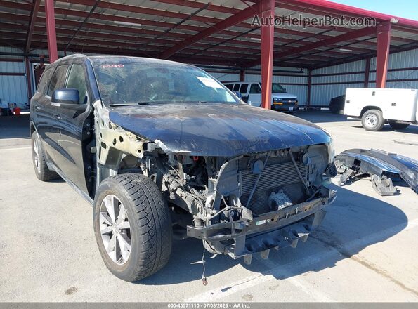 1C4RDHDG4GC360155 2016 DODGE DURANGO Black Widok z przodu