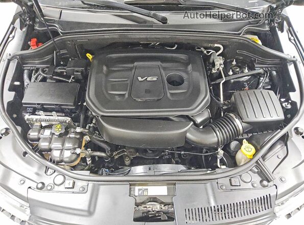 1C4RDHDG4LC129685 2020 DODGE DURANGO Black Engine compartment view