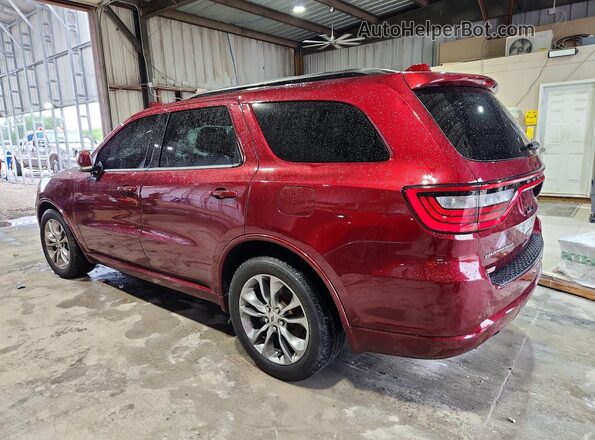 1C4RDHDG4LC380285 2020 DODGE DURANGO Maroon Հետևի ձախ