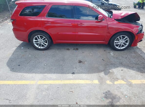 1C4RDHDG4NC130175 2022 DODGE DURANGO Красный Вид задней части салона