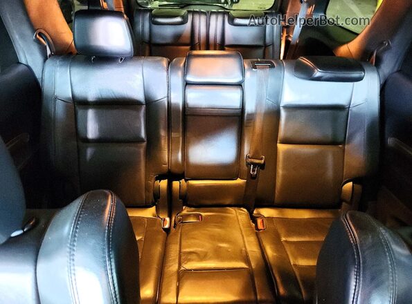 1C4RDHDG7HC890895 2017 DODGE DURANGO Black Rear seats view
