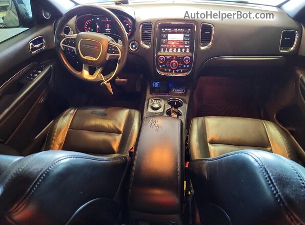 1C4RDHDG7HC890895 2017 DODGE DURANGO Black Dashboard view