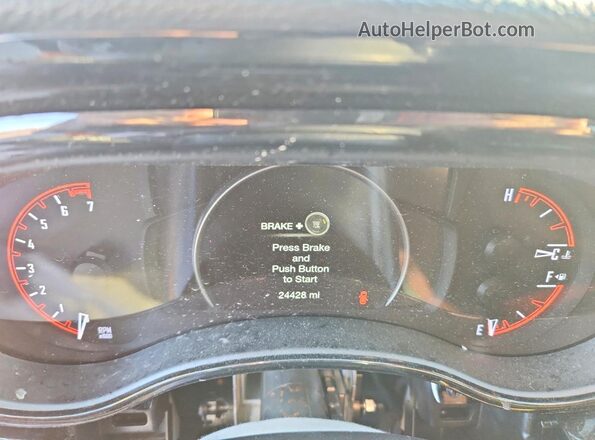 1C4RDHDG7SC511370 2025 DODGE DURANGO White Instrument cluster view