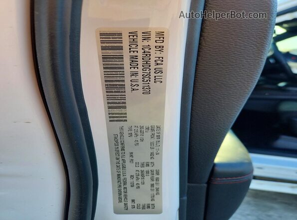 1C4RDHDG7SC511370 2025 DODGE DURANGO White 360 interior view