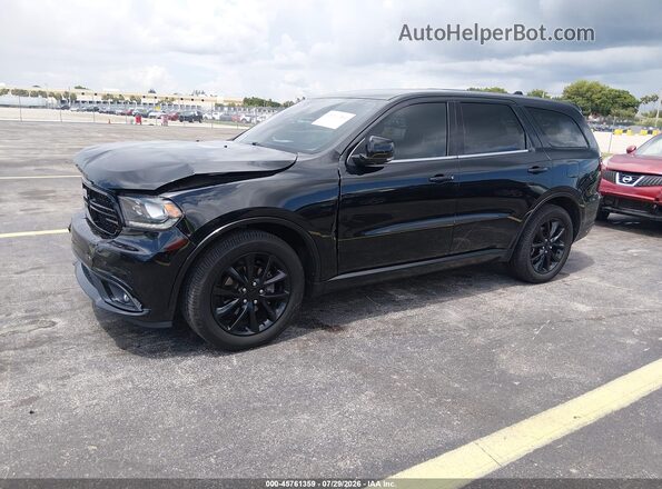1C4RDHDG8HC666471 2017 DODGE DURANGO Black Передня ліва чверть
