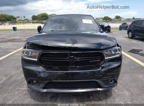 1C4RDHDG8HC666471 2017 DODGE DURANGO Black Вид щитка приладів