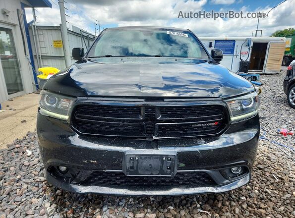 1C4RDHDG8JC183763 2018 DODGE DURANGO Black Вид спереду