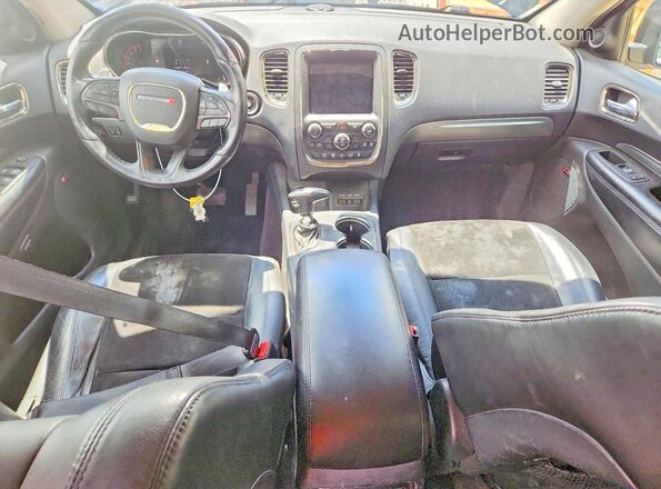 1C4RDHDG8JC183763 2018 DODGE DURANGO Black Вид панелі приладів