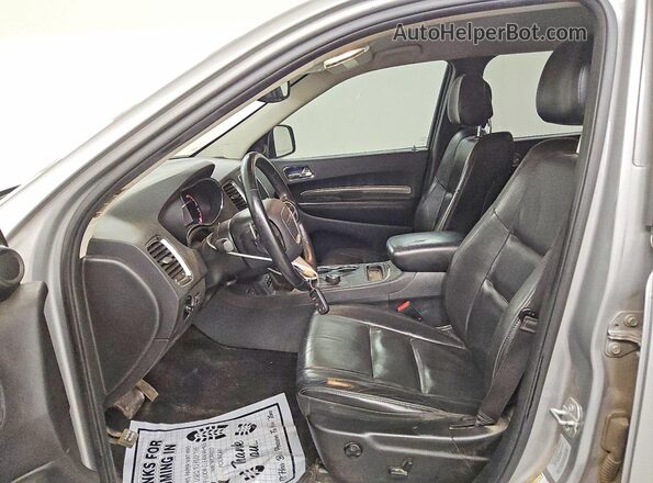 1C4RDHDGXHC660610 2017 DODGE DURANGO Gray Front interior view
