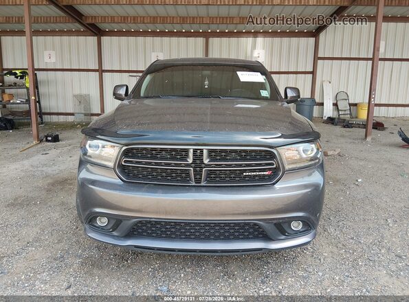1C4RDHDGXHC869507 2017 DODGE DURANGO Pewter Вид щитка приладів