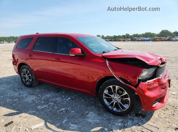 1C4RDHDGXKC662977 2019 DODGE DURANGO Red წინა მარჯვენა