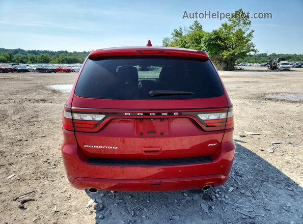 1C4RDHDGXKC662977 2019 DODGE DURANGO Red უკანა ხედი