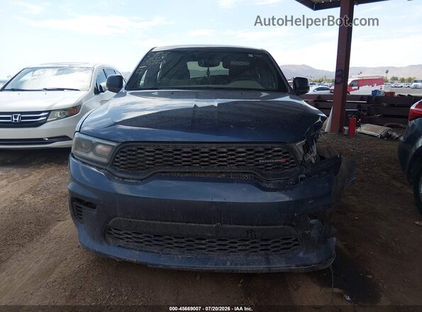 1C4RDHDGXMC804201 2021 DODGE DURANGO Blue Вид панелі приладів