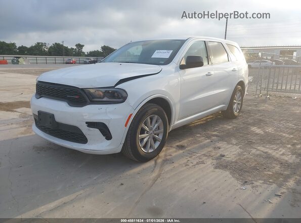 1C4RDHDGXTC156941 2026 DODGE DURANGO White Front left