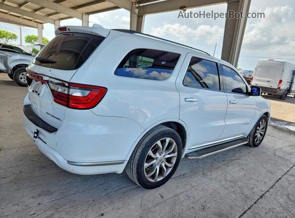 1C4RDHEG6GC475242 2016 DODGE DURANGO White Trasero derecho