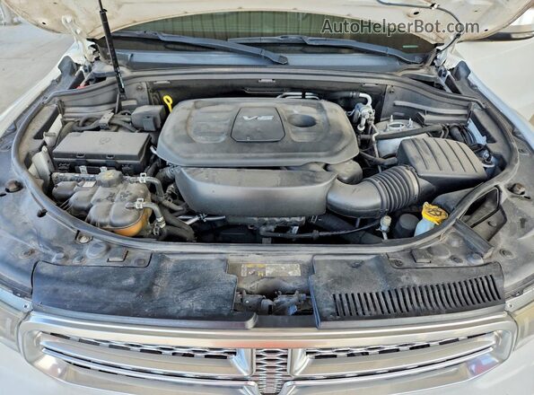 1C4RDHEG6GC475242 2016 DODGE DURANGO White Vista del compartimento del motor