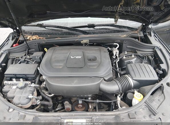 1C4RDJAG0GC455713 2016 DODGE DURANGO Black Вид ззаду