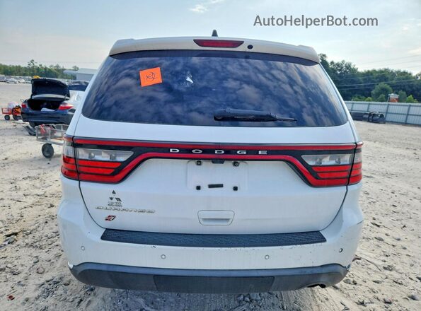 1C4RDJAG1KC722091 2019 DODGE DURANGO White Widok z tyłu