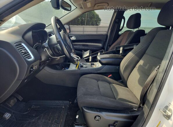 1C4RDJAG1KC722091 2019 DODGE DURANGO White Widok wnętrza z przodu