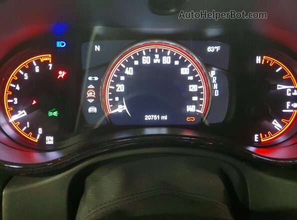 1C4RDJAG1PC613072 2023 DODGE DURANGO White Instrument cluster view