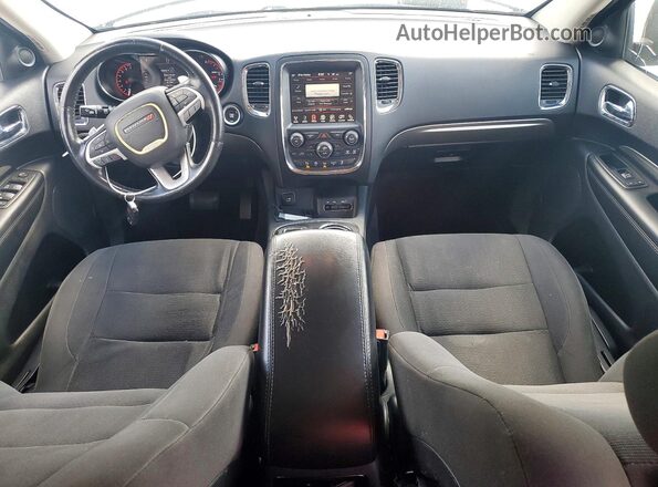 1C4RDJAG2GC486171 2016 DODGE DURANGO Черный Вид панели приборов
