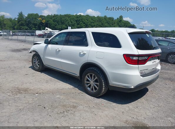 1C4RDJAG2HC878939 2017 DODGE DURANGO White Задня ліва чверть