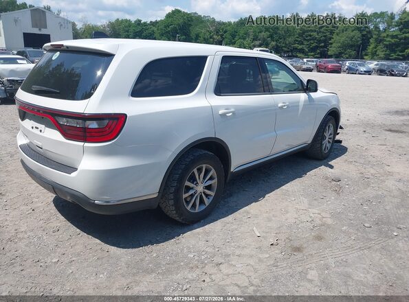 1C4RDJAG2HC878939 2017 DODGE DURANGO White Задня права чверть