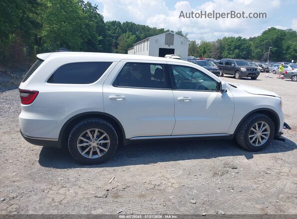 1C4RDJAG2HC878939 2017 DODGE DURANGO White Вид салону спереду