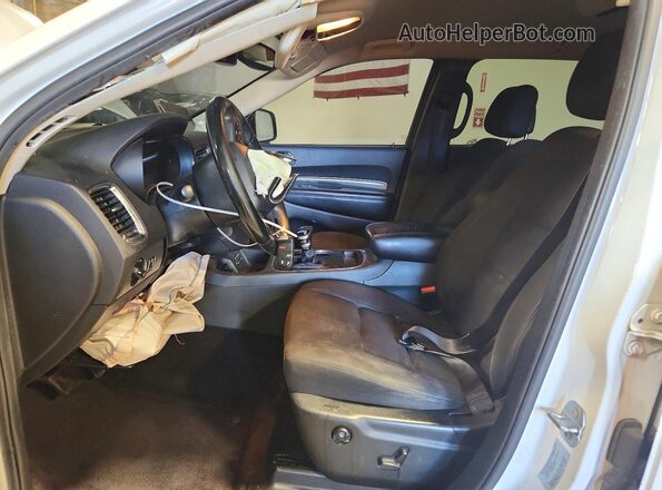 1C4RDJAG2JC112148 2018 DODGE DURANGO White Вид салону спереду