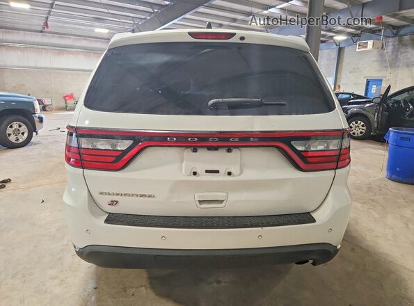 1C4RDJAG2JC112148 2018 DODGE DURANGO White Вид ззаду