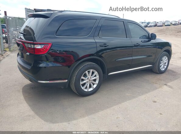 1C4RDJAG2KC705591 2019 DODGE DURANGO Черный Задняя правая четверть