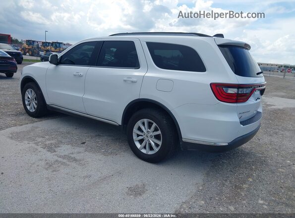 1C4RDJAG2KC839811 2019 DODGE DURANGO White Tył lewy