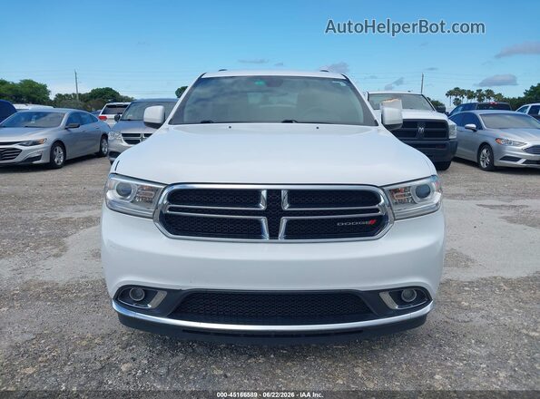 1C4RDJAG2KC839811 2019 DODGE DURANGO White Widok zestawu wskaźników