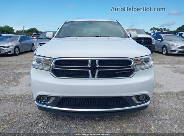1C4RDJAG2KC839811 2019 DODGE DURANGO White Widok z przodu