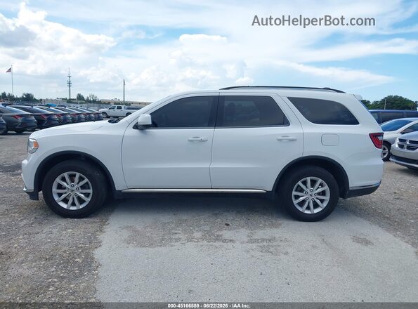 1C4RDJAG2KC839811 2019 DODGE DURANGO White Widok wnętrza 360 stopni