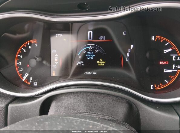 1C4RDJAG2KC839842 2019 DODGE DURANGO Gray Հետևի նստատեղերի տեսք