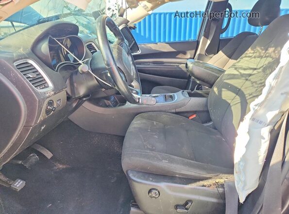 1C4RDJAG2LC253028 2020 DODGE DURANGO Gray Front interior view