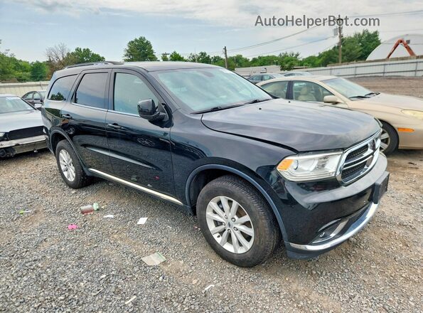 1C4RDJAG2LC253157 2020 DODGE DURANGO Черный Передняя правая четверть