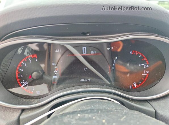 1C4RDJAG2LC253157 2020 DODGE DURANGO Черный Вид щитка приборов
