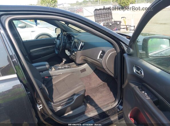 1C4RDJAG3JC213845 2018 DODGE DURANGO Черный Вид салона спереди