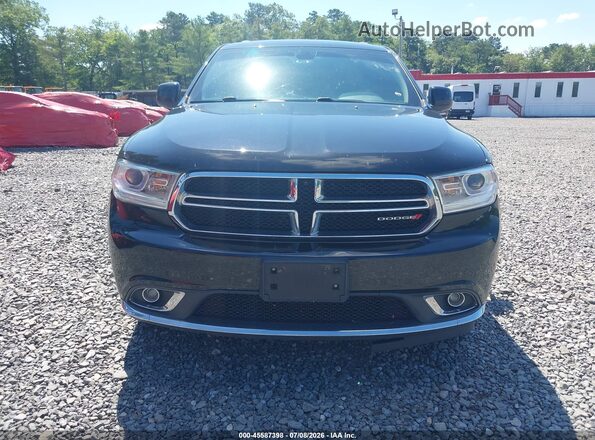 1C4RDJAG3KC744464 2019 DODGE DURANGO Black ხელსაწყოთა პანელის ხედი