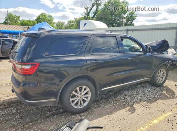 1C4RDJAG3LC301877 2020 DODGE DURANGO Black Задня права чверть
