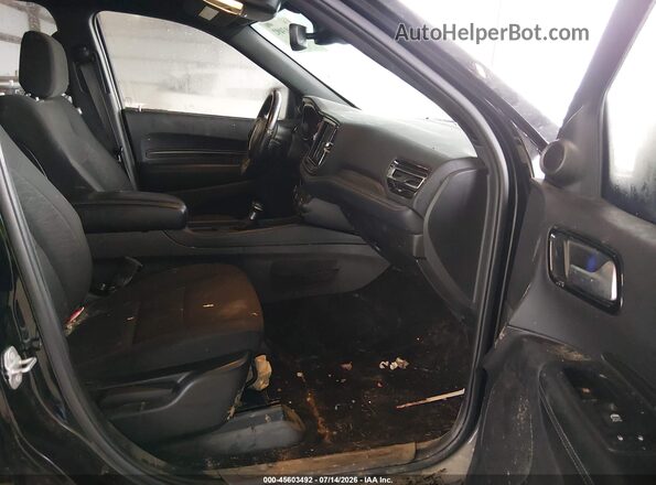 1C4RDJAG3PC598395 2023 DODGE DURANGO Черный Вид салона спереди