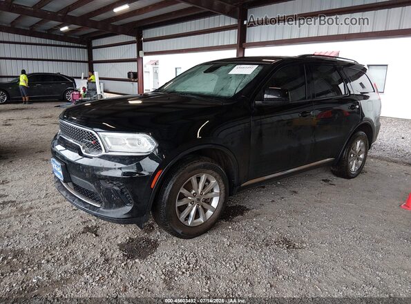 1C4RDJAG3PC598395 2023 DODGE DURANGO Черный Передняя левая четверть