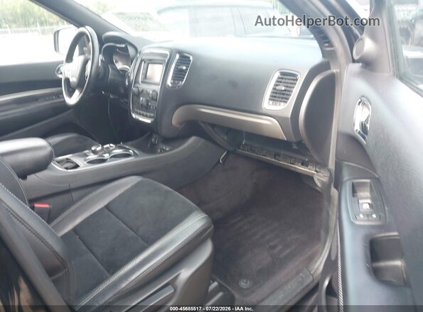 1C4RDJAG4GC383768 2016 DODGE DURANGO Black წინა სალონის ხედი