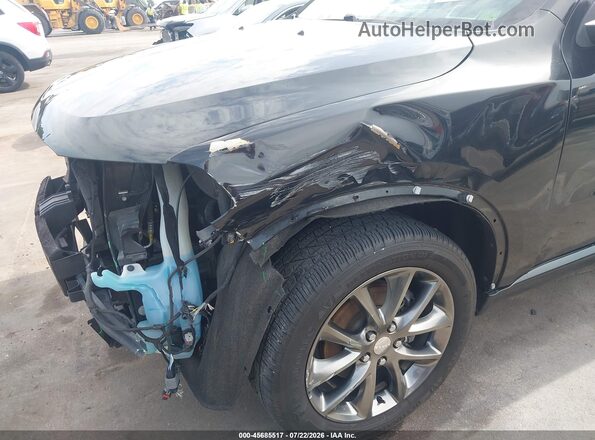 1C4RDJAG4GC383768 2016 DODGE DURANGO Black წინა ხედი