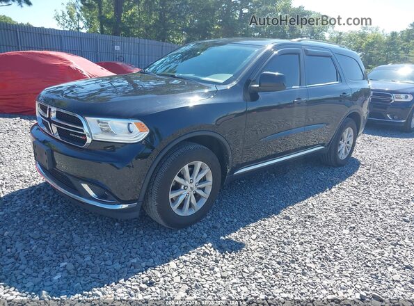 1C4RDJAG4KC744456 2019 DODGE DURANGO Black Առջևի ձախ երեք քառորդ տեսարան