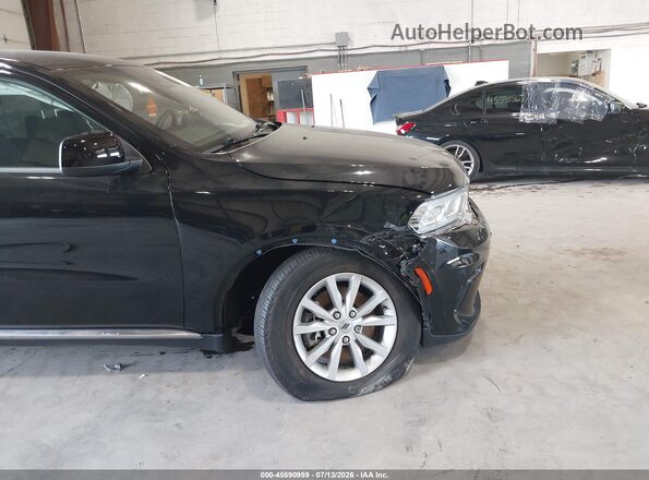 1C4RDJAG4PC564854 2023 DODGE DURANGO Black Widok z przodu