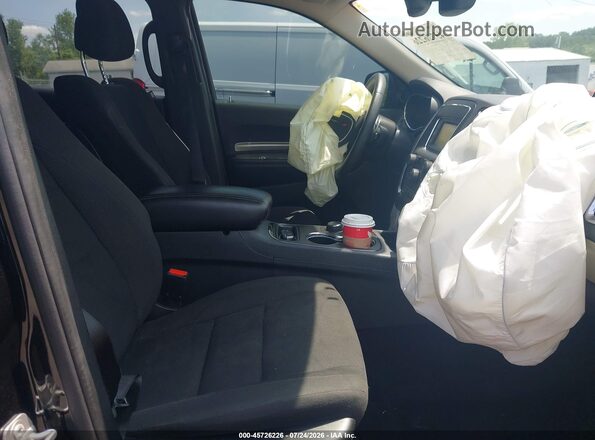 1C4RDJAG5GC363206 2016 DODGE DURANGO Black Вид салону спереду