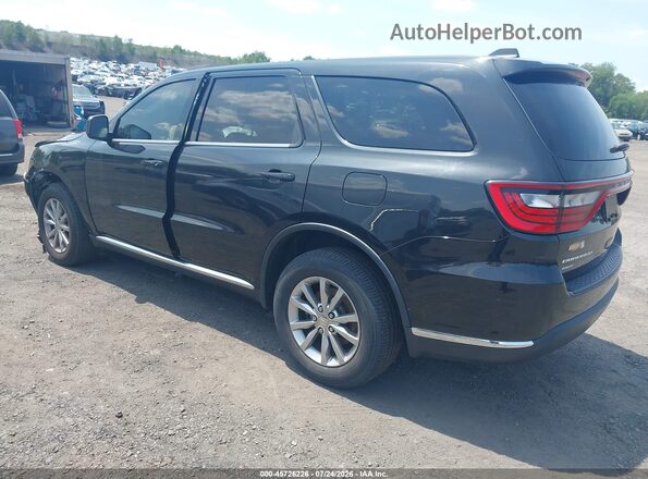 1C4RDJAG5GC363206 2016 DODGE DURANGO Black Задня ліва чверть